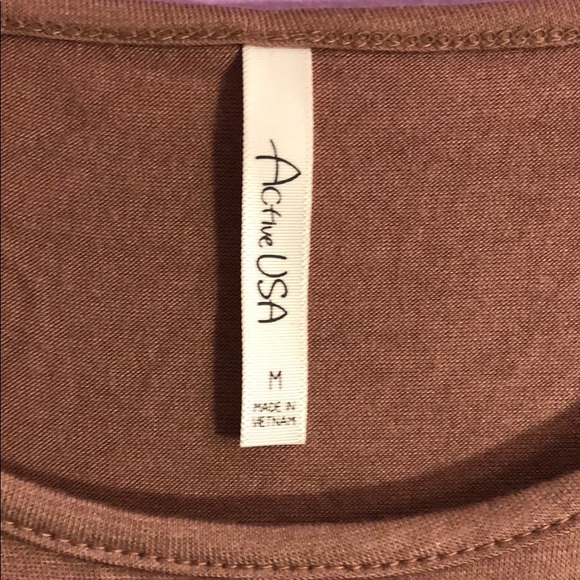 Pink shirt w/ open crisscross sleeves women’s M - Picture 3 of 5